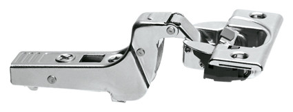 Clip Top Blumotion 95D Thick Door Hinge, Full-Cranked, Self Closing, Screw-On