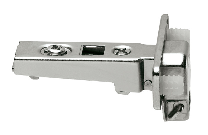 Clip 100D Hinge, Straight-Arm, Self Closing, Press-In