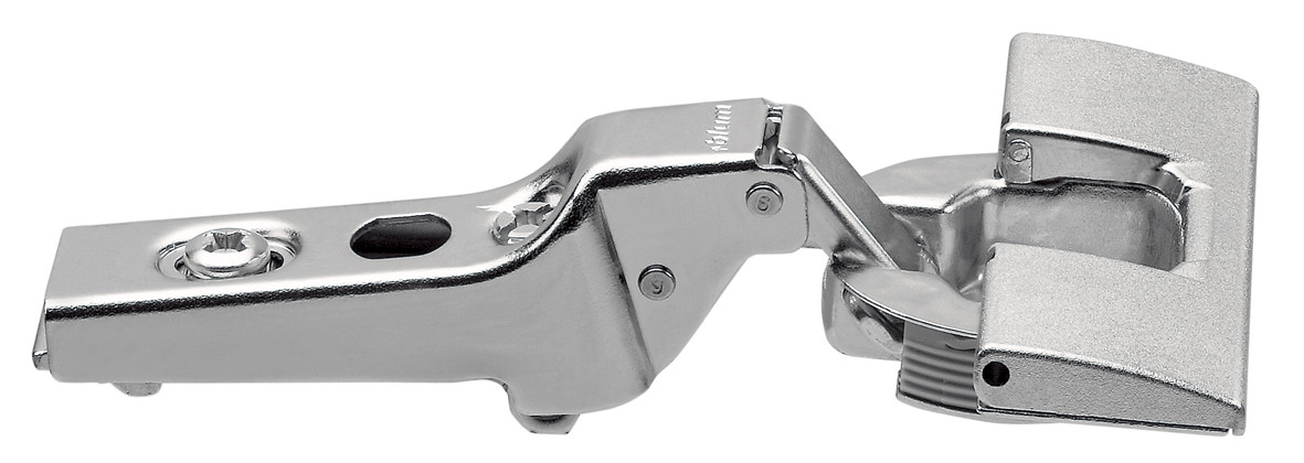 Clip 100D Hinge, Half-Cranked, Self Closing, Inserta