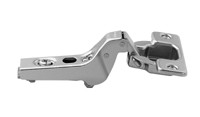 Clip 100D Hinge, Full-Cranked, Self Closing, Screw-On