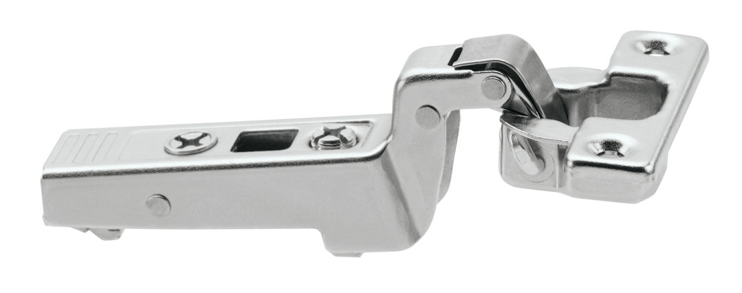 Clip Top 94D Mini Hinge Full-Cranked, Self Closing, Screw-On
