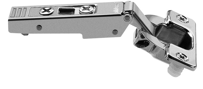 Clip Top 120D Hinge, Straight-Arm, Self Closing, Press-In