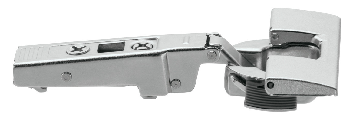 Clip Top 95D Thick Door Hinge, Straight-Arm, Self Closing, Inserta