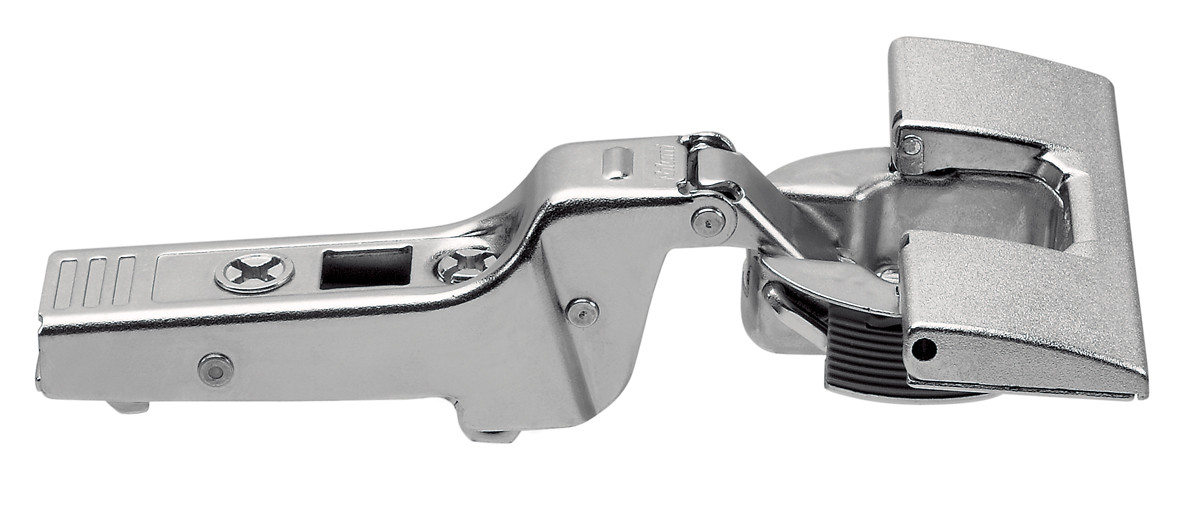 Clip Top 95D Thick Door Hinge, Half-Cranked, Self Closing, Inserta