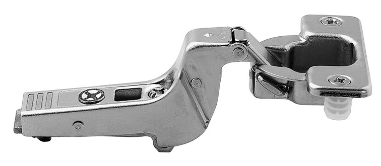 Clip Top 95D Thick Door Hinge, Full-Cranked, Self Closing, Press-In