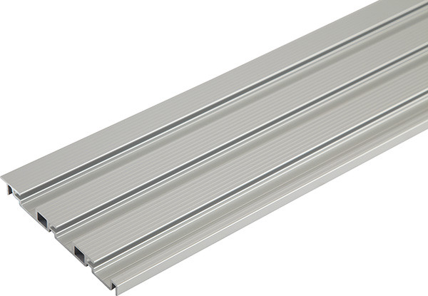 Omni Track, track wall, matt aluminum, 97"