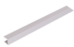 Omni Track, shelf stiffener, matt aluminum, 96"