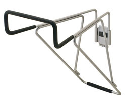 Omni Track, utility hook, heavy duty, matt aluminum, 16"