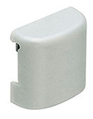 Omni Track, cover cap with Hafele logo, 43x39mm base plate, plastic, silver