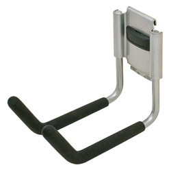 Omni Track, heavy duty utility hook, steel, matt aluminum