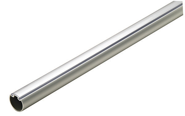 Synergy Elite Wardrobe Tube, aluminum, matt aluminum, 1 5/16" diameter, 8' long