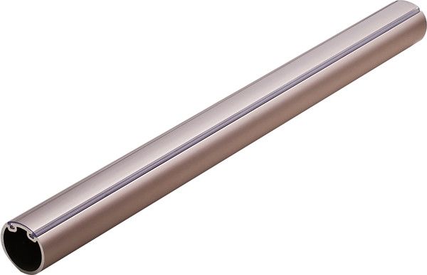 Synergy Elite Wardrobe Tube, aluminum, matt nickel, 1 5/16" diameter, 8' long