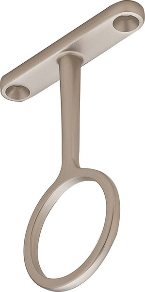 Synergy Center Support, zinc, matt nickel, 1-5/16"(33mm) diametter, (12.5 x 66x 92mm) 1/2