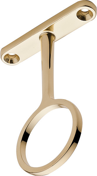 Synergy Center Support, zinc, polished brass, 1-5/16"(33mm) diametter, (12.5 x 66x 92mm) 1/2