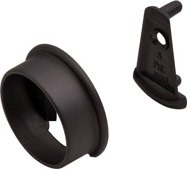 Synergy Elite Wardrobe Tube Support, zinc, dark oil-rubbed bronze, 1 5/16" diameter