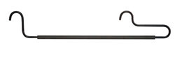 Synergy Wire Pants Hanger, steel, black powder coated (18 hangers per set)