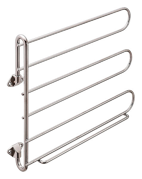 Tie Holder, steel, chrome-plated, 300mm x 30mm x 270mm