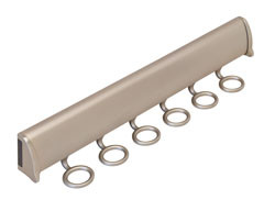Synergy Elite Scarf Rack, with full extension slide, aluminum with zinc hooks, chrome-plated polished, zinc, 13 7/8" length