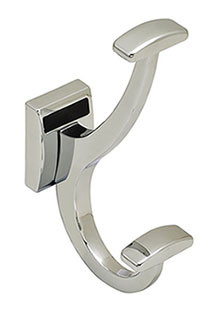 Synergy Elite Cleat, mount, coat hook, zinc, polished chrome