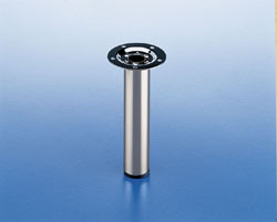 Table Top Mount, chrome-plated, 185mm, with pivot bearing