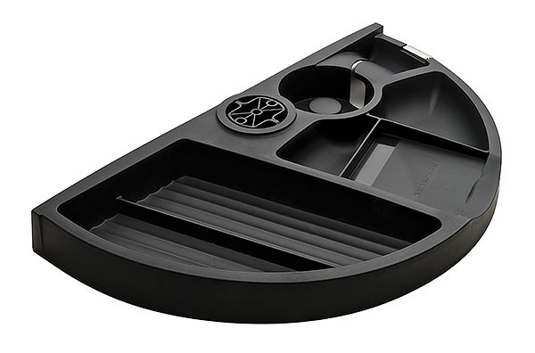 Radius Organizer, plastic, black, 345mm x 208mm x 34mm