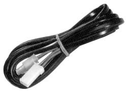 Extension Cable, plastic, black, 1meter