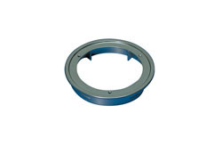 Surface Ring, plastic, chrome-plated, 3mm