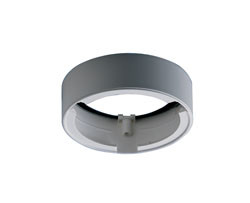 Surface Ring, plastic, nickel, 22mm