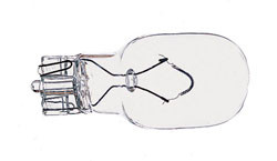 Xenon Bulb Wedge Base 12V, 5watt clear