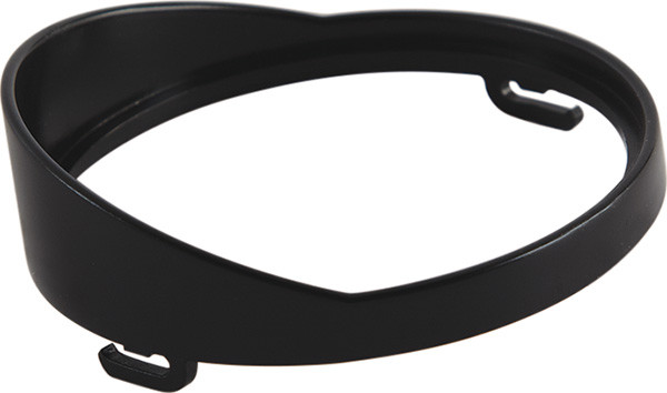 Eyelid Trim, plastic, black, for 824.20 lights