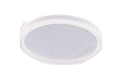 Diffuser Trim, plastic, white / glass frost, for 824.20 lights