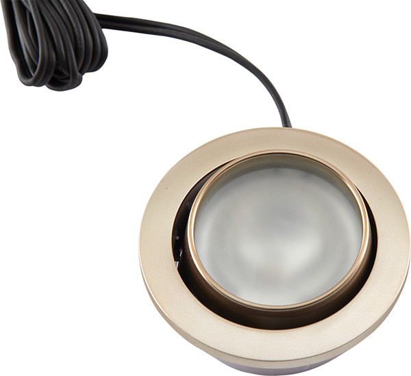 Halogen Lamp, plastic, nickel, 55 / 12V, 10watt, adjustable