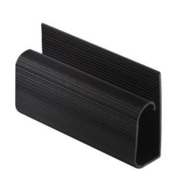 Cable Trunk, single J, PVC, black, 96"