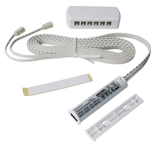 Select HD LED, cabinet sensor switch, surface or recessed mount, plastic, white