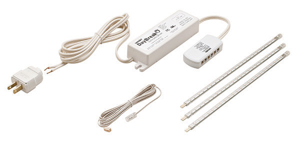 Select LED, 12V, rigid strip light, cool, white, 5000K, 3 piece kit, with 15W dimmable driver