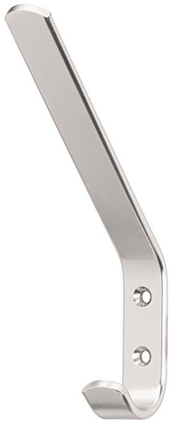 Hat and Coat Hook, aluminum anodized, silver matt