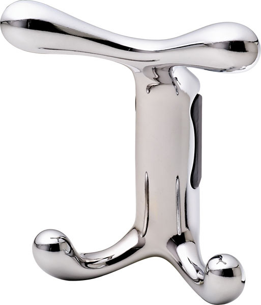 Coat Hook, Bella Italiana, satin nickel, 90mm x 60mm x 110mm