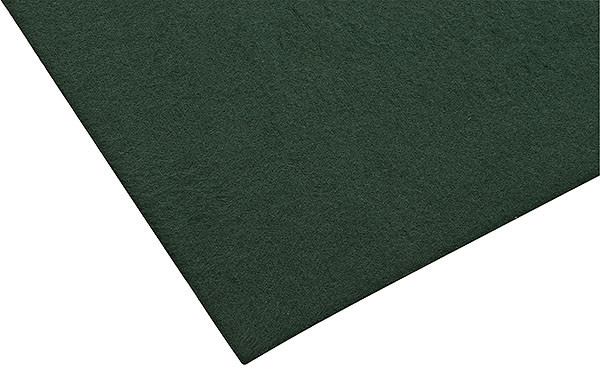 Felt Cloth, green, non-tarnish with adhesive