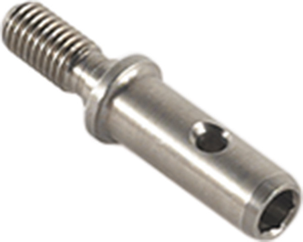 Fastener, one-sided, metal frame doors