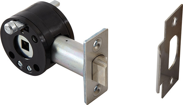 Tubular Privacy Latch, stainless steel, 2 3/8 inch backset