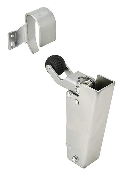 Door Dampener, Steel, Painted White