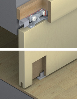 ALU 40 A Sliding Door Fitting Set