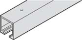 HAWA Junior 80 Upper Track, pre-drilled, aluminum, anodized, 6.0 meters
