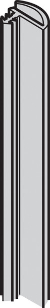Rubber Seal for end profile set, 3.5 meters
