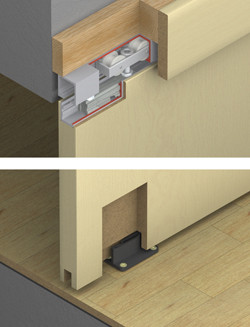 ALU 80/A Sliding Door Fitting Set with softmaster