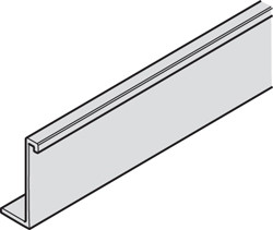 HAWA-Puro Ceiling Joint Profile, stainless steel, 6.0 meters