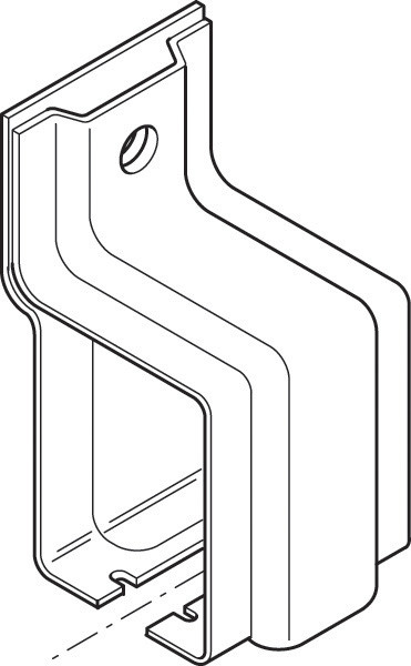 Side Mounting Bracket, galvanized steel