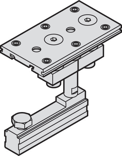 Hawa Aperto 60, top pivot for parallel parking area