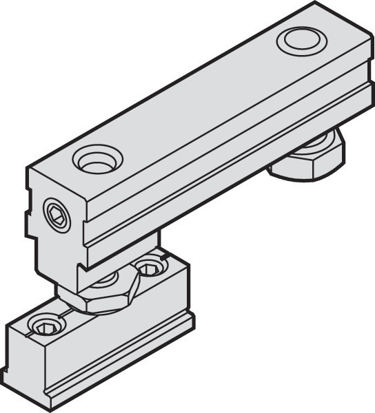 Hawa Aperto 60, bottom pivot for guide channel