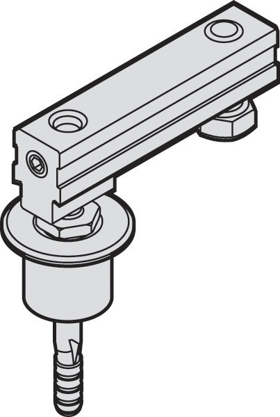 Hawa Aperto 60, bottom pivot with thrust bearing